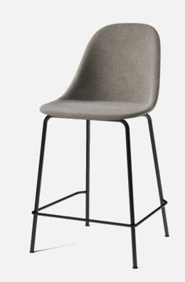 Harbour Counter Side Chair, Black Legs, Remix 2, 233 Seat