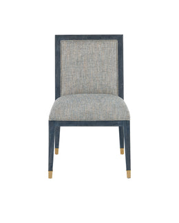 Santos Vintage Navy Side Chair - Vintage Navy, Barrett Dusk