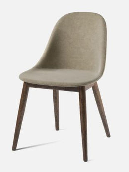 Harbour Dining Side Chair, Natural Oak Legs, Melange Nap 211 Seat