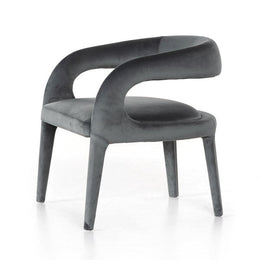 Hawkins Chair-Charcoal Velvet