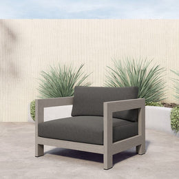 Caro Outdoor Chair-Grey/Charcoal