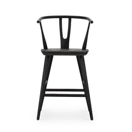 Cecelia Stool-Matte Black-Counter