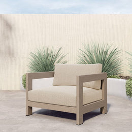 Caro Outdoor Chair-Washed Brown/Sand