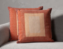 Ripon Ombre Pillow-Red Ombre