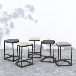 Val Outdoor Stool-Faye Navy-Counter