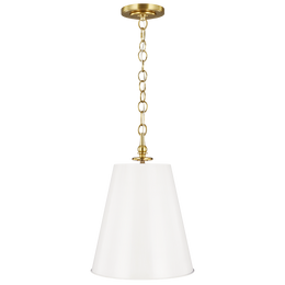 Capri Tall Pendant - Burnished Brass