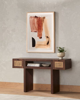 Goldie Console Table-Toasted Acacia