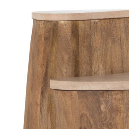 Myla Nesting End Table-Auburn Mango