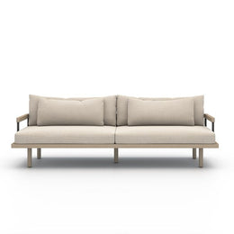 Nelson Outdoor Sofa-95"-Brown/Faye Sand