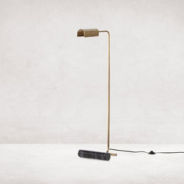 Hector Floor Lamp-Weathered Brass