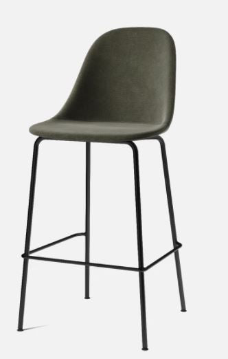 Harbour Bar Side Chair, Black Legs, Fiord 961 Seat