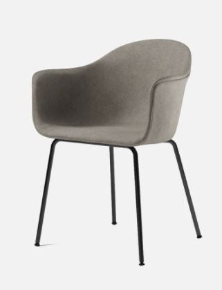 Harbour Dining Chair, Black Legs, Fiord 751 Seat