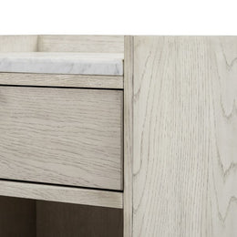 Viggo Nightstand-Vintage White Oak