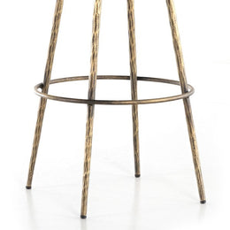 Harley Stool-Antique Brass-Bar