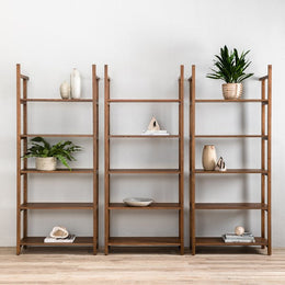 Teddy Triple Bookshelf-Vintage Sienna