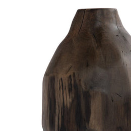 Madero Wood Vase-Ochre