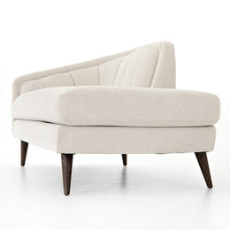 Rose Left Arm Facing Chaise-Quince Ivory