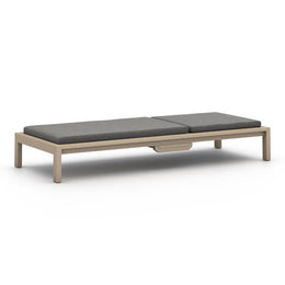 Sonoma Outdoor Chaise-Brown/Charcoal