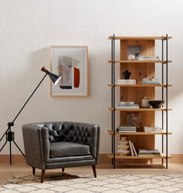 Eaton Bookshelf-Light Oak Resin