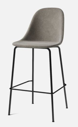 Harbour Bar Side Chair, Black Legs, Remix 2, 233 Seat