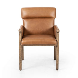 Almada Dining Armchair, Valencia Camel by Four Hands