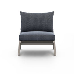 Virgil Outdoor Chair-Weathered Grey-Fsc, Faye Navy