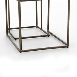 Jewel Nesting End Table-River Grey