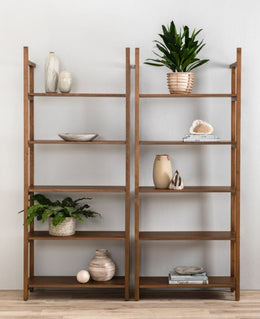 Teddy Double Bookshelf-Vintage Sienna