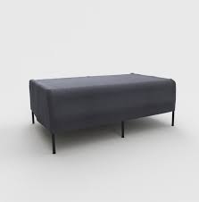 Avon Cover Lounge 2 Seater Sofa - Black Water Repellent