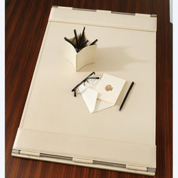 Flap Desk Blotter - Ivory