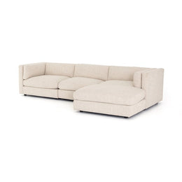 Cosette 3 Piece Sectional with Ottoman