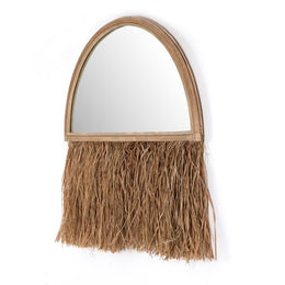 Samira Mirror-Ebony Rattan