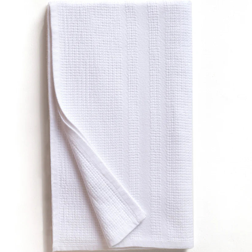 Organic Block Rib Bath Towel