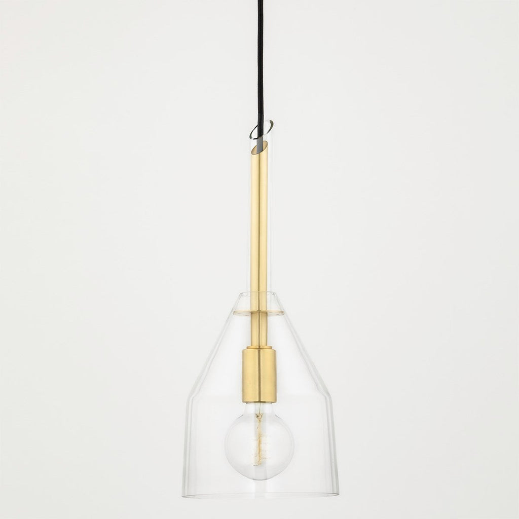 Sloan Pendant 17" - Aged Brass