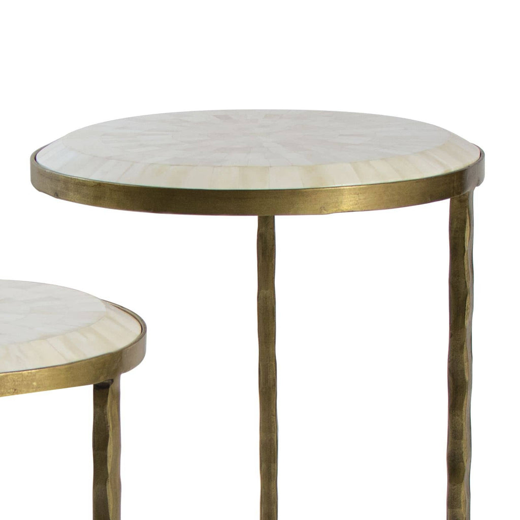 Bone Veneer Nesting Table