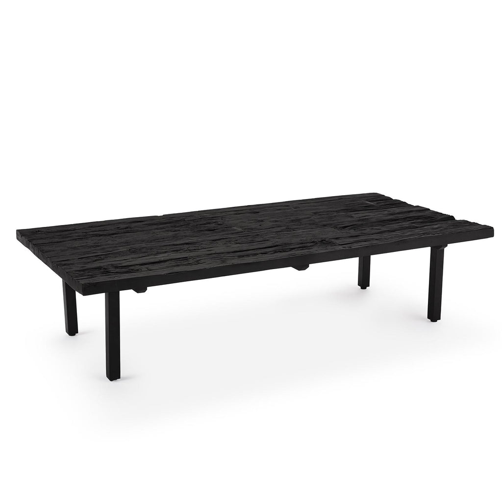 Ash Reclaimed Wood Cocktail Table (Black)