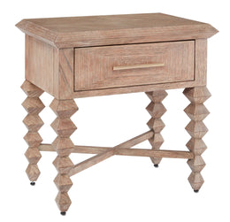 Saranya Light Pepper Nightstand