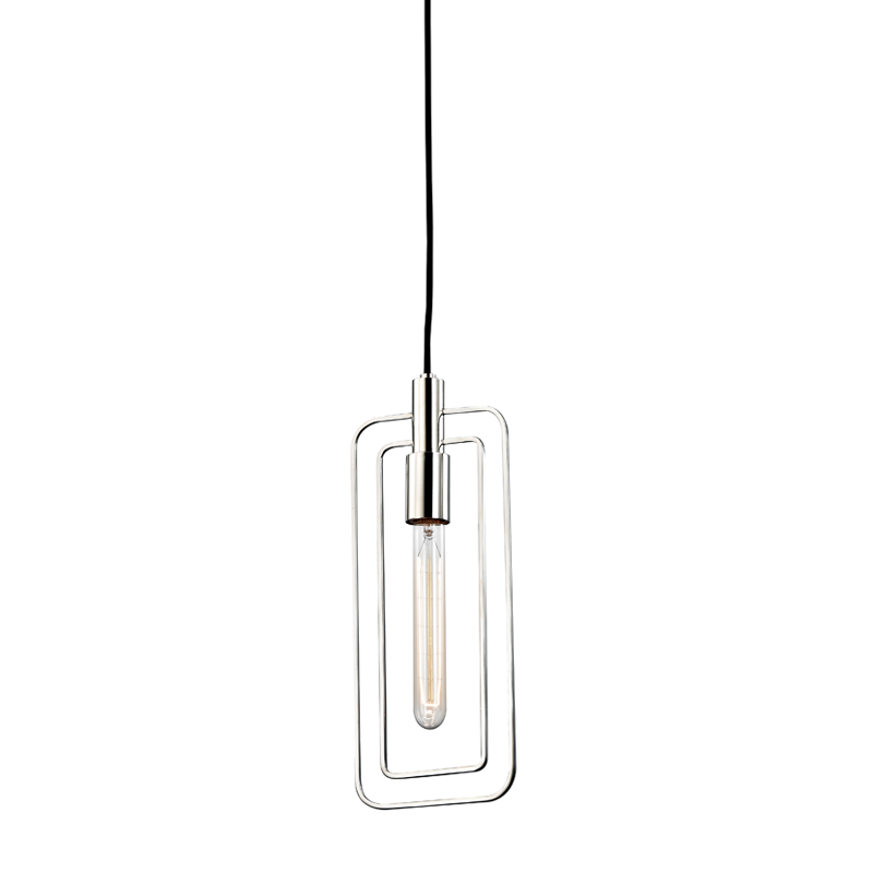 Masonville Pendant 6" - Polished Nickel