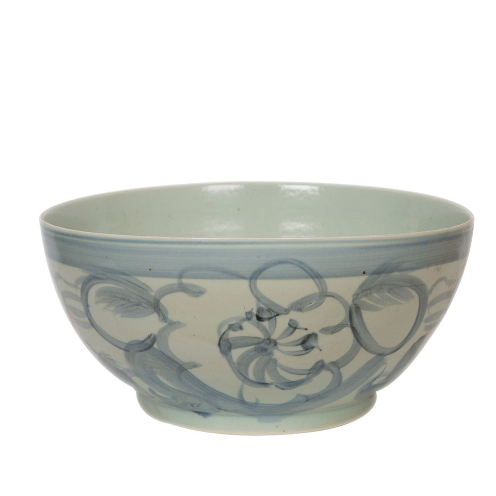 Light Blue Sea Flower Bowl