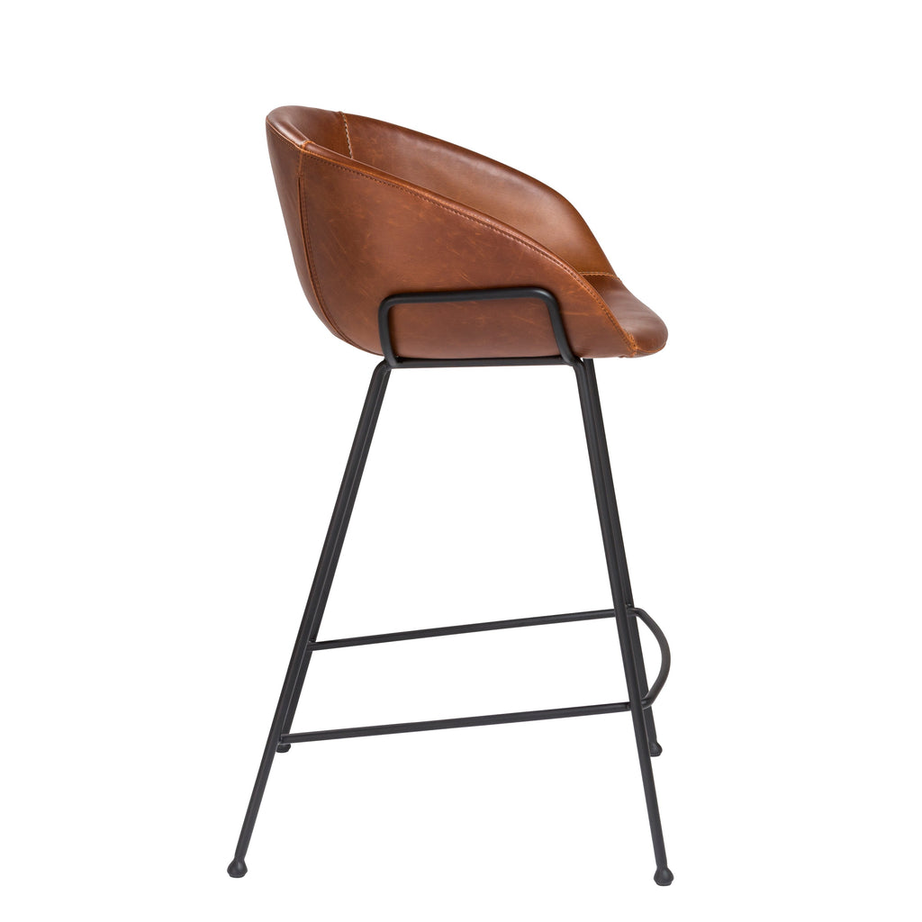 Zach-C Counter Stool - Dark Brown,Set of 2