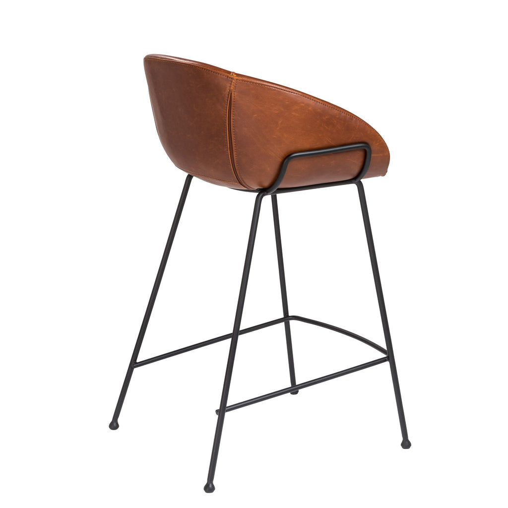 Zach-C Counter Stool - Dark Brown,Set of 2