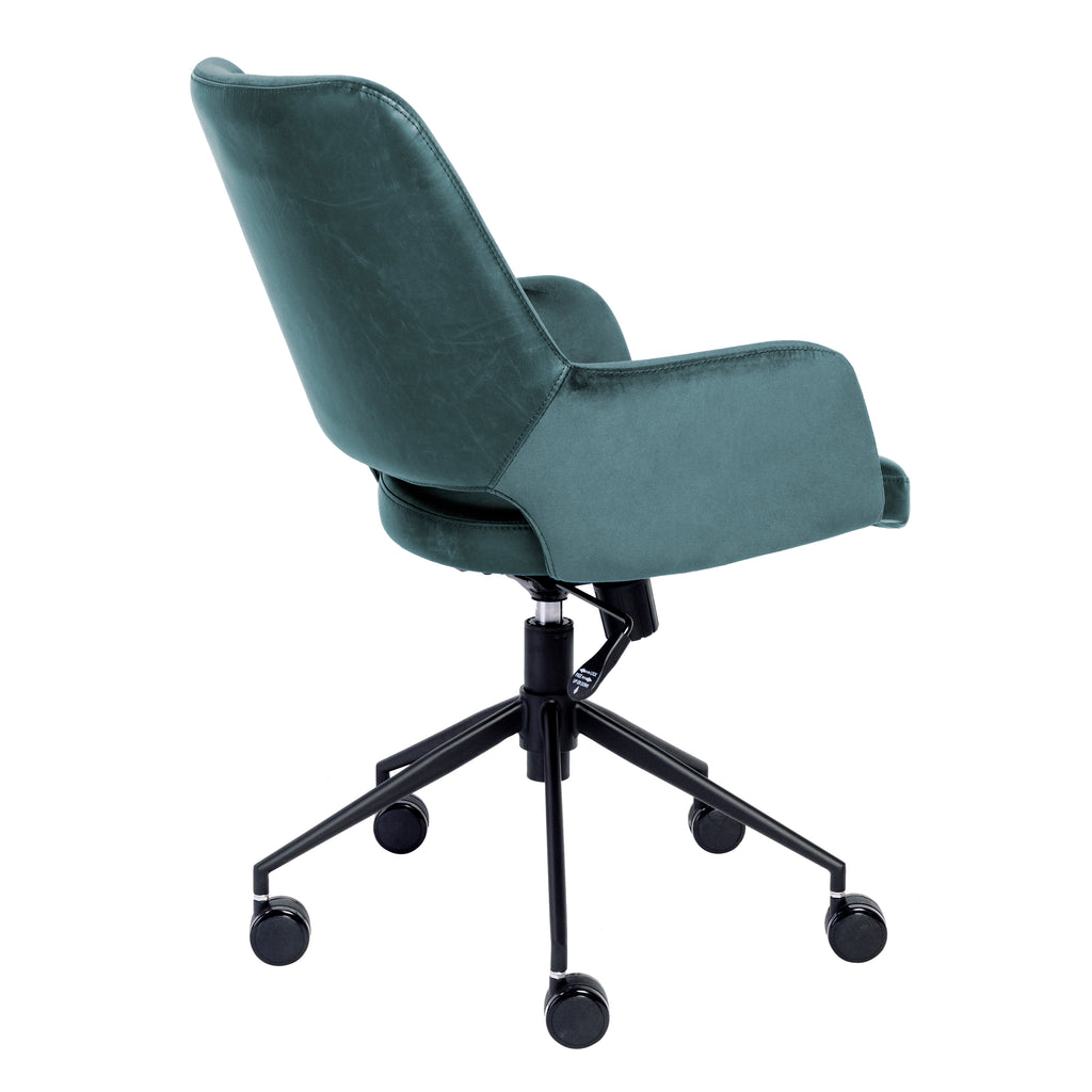 Desi Tilt Office Chair, Blue Velvet