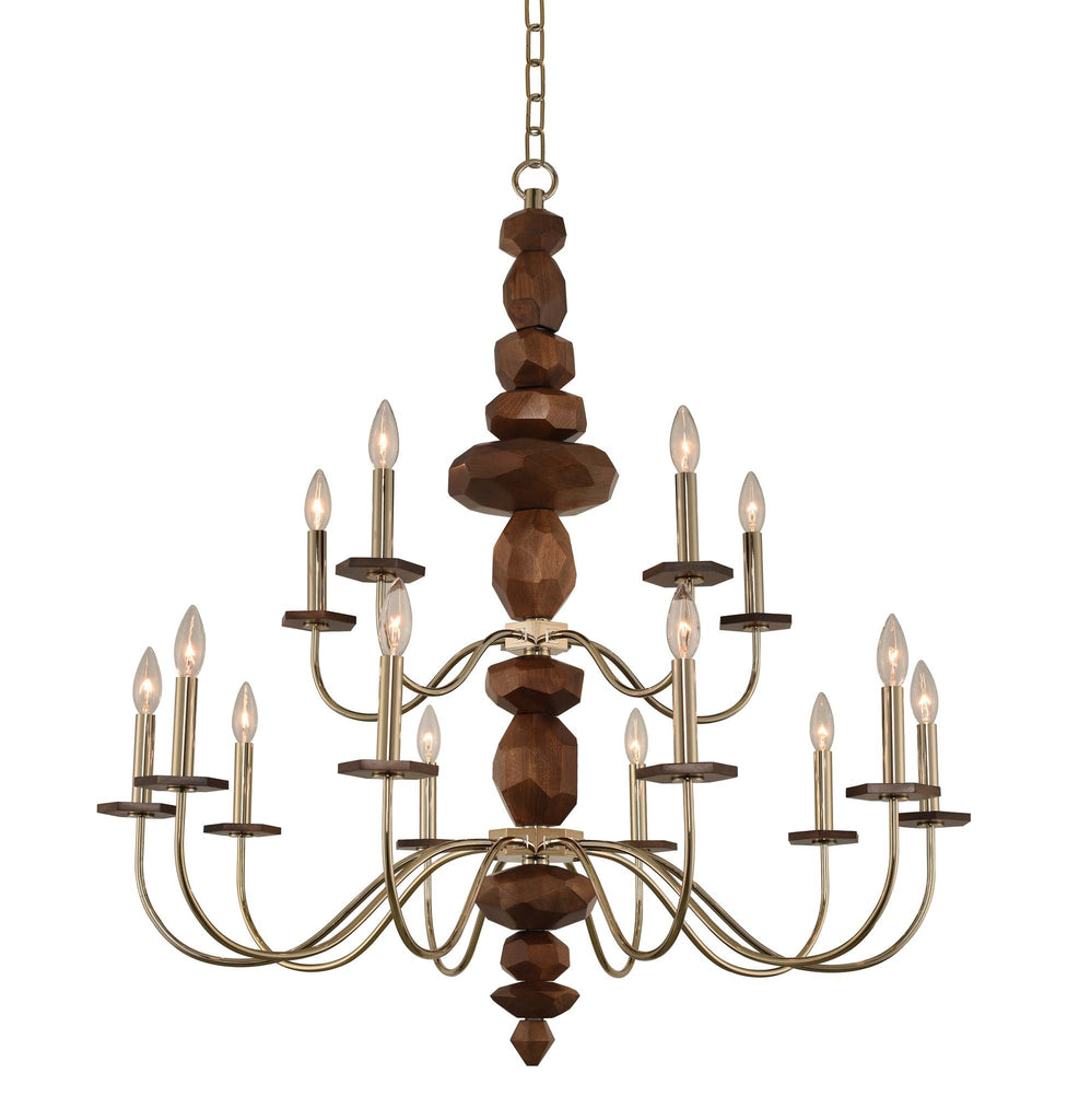 Lassen (10+5) Light 2-Tier Chandelier