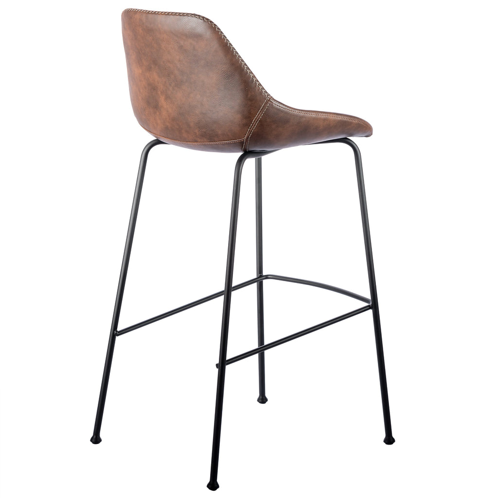 Corinna Bar Stool - Brown,Set of 2