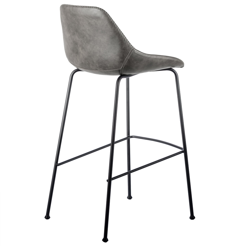 Corinna Bar Stool - Dark Grey,Set of 2