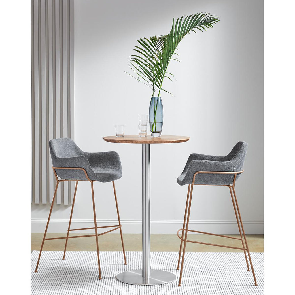 Daphne-B Bar Stool - Light Grey,Set of 2