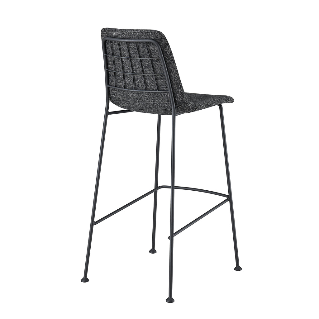 Elma-B Bar Stool - Black,Set of 2