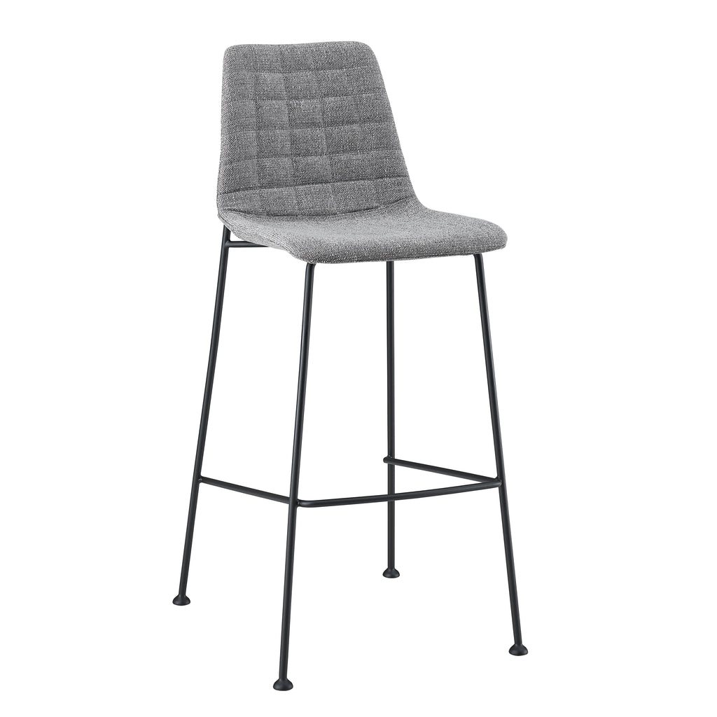 Elma-B Bar Stool - Light Grey,Set of 2