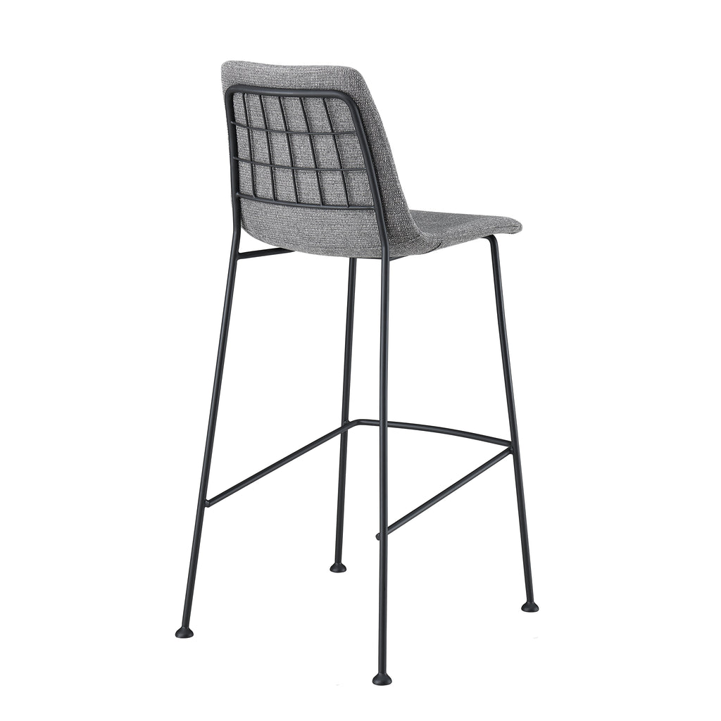 Elma-B Bar Stool - Light Grey,Set of 2