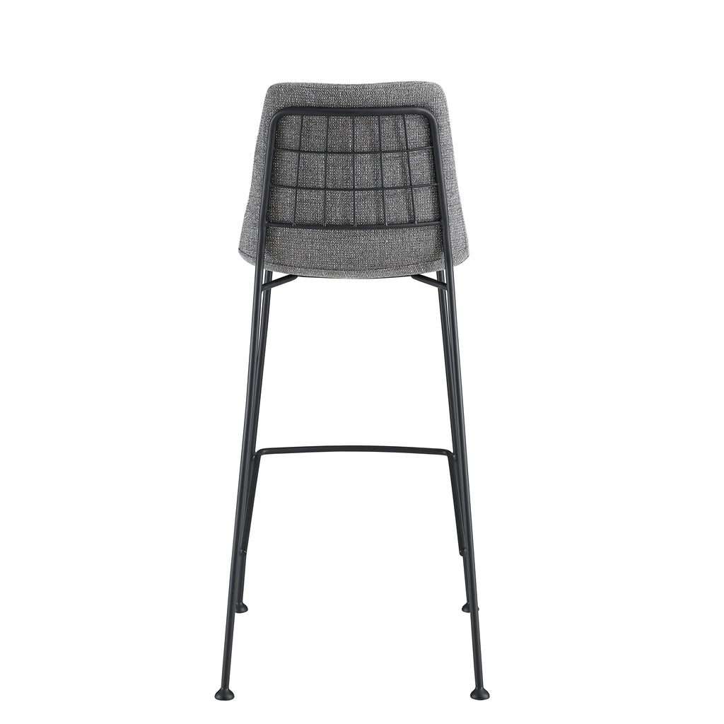 Elma-B Bar Stool - Light Grey,Set of 2